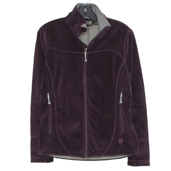 Mountain Hardwear Jacket Fleece Gorpcore Athleisure Y2K Outdoor Zip Purple Small - Picture 1 of 7